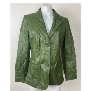 Metro Style Leather Jacket Size 10 Tall